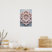 Mandala Design Poster (Küche)