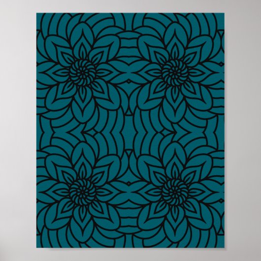 Mandala Design Print, Value Poster Paper (Matte) (Vorne)