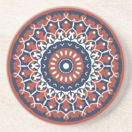 Mandala Design Sandstone Untersetzer