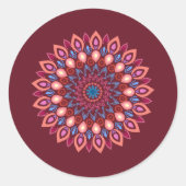 mandala design sticker  (Vorderseite)