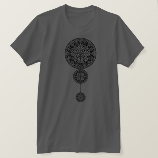 Mandala Design T - Shirt (Design vorne)