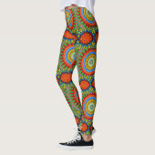 MANDALA DESIGNER COLLAGE (klein) Leggings (Links)