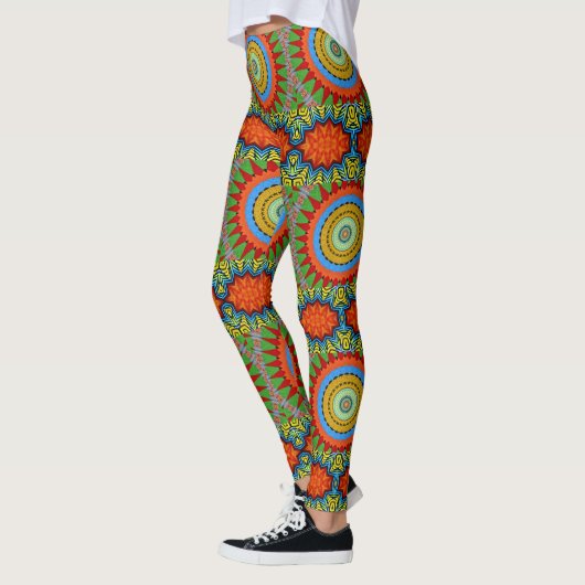 MANDALA DESIGNER COLLAGE (klein) Leggings (Links)