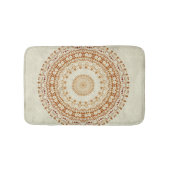 Mandala Desire in Golden Yellow Bath mat Badematte (Vorderseite)