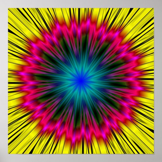 Mandala Digital Print Poster (Vorne)