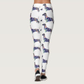 Mandala Dog Art Custom Leggings (Rückseite)