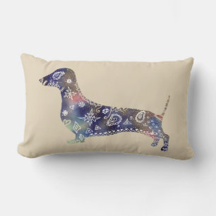 Mandala Dog Lumbar Cushion Lendenkissen
