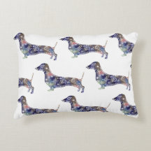 Mandala Dog Pinsel Polyester Accent cushed