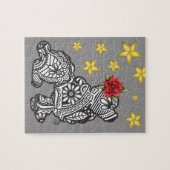 Mandala Dog with Stars Puzzle (Horizontal)