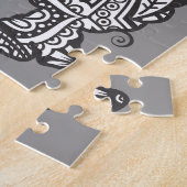 Mandala Dog with Stars Puzzle (Seite)