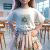 Mandala Doodles ist ein modernes türkisfarbenes Ro T-Shirt