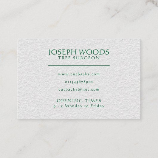 Mandala - Doppelseitige Visitenkarte (Rückseite)