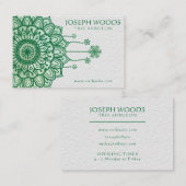 Mandala - Doppelseitige Visitenkarte (Vorne/Hinten)