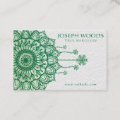 Mandala - Doppelseitige Visitenkarte (Vorderseite)