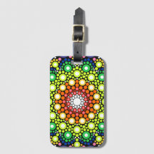 Mandala Dot Fraktal Retro Hippie Trippy Dots