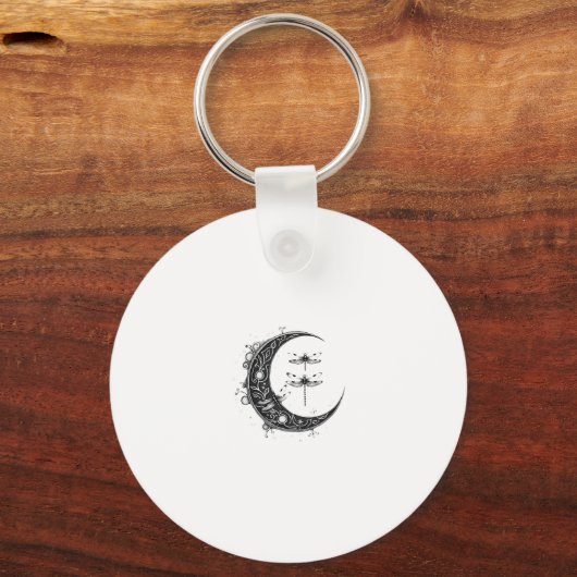 Mandala Dragonfly Gothic Dragonflies (1) Schlüsselanhänger (Vorderseite)