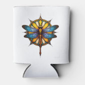 Mandala Dragonfly Luminous Sacred Geometry Spiritu Dosenkühler (Vorderseite)