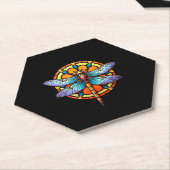 Mandala Dragonfly Luminous Sacred Geometry Spiritu Untersetzer (angewinkelt)