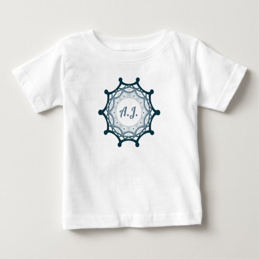 Mandala Dream - Persönlicher Anfang Baby T-shirt (Vorderseite)