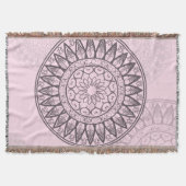 Mandala durch Kimologie im Rosa Decke (Vorderseite)