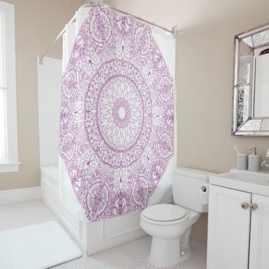 Mandala Duschvorhang (Beispiel)