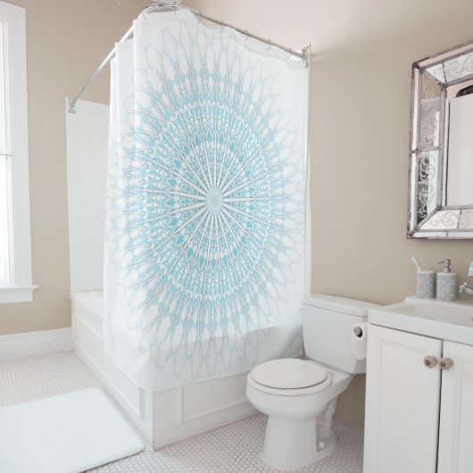 Mandala Duschvorhang (Beispiel)