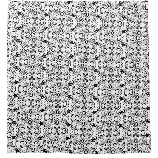 Mandala Duschvorhang (Vorderseite)