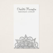 Mandala Earring Juwelier Display Card (Vorderseite)