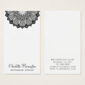 Mandala Earring Juwelier Display Card (Vorne & Hinten)