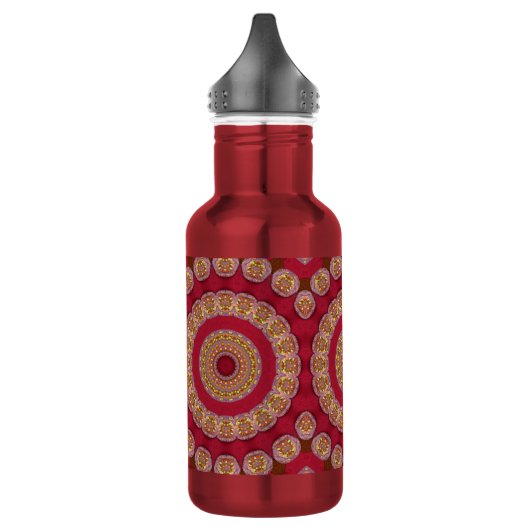 Mandala Edelstahlflasche (Links)