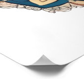 Mandala Egg - Intricate Boho Floral Design Poster (Ecke)