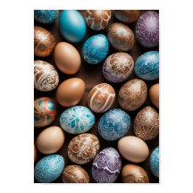 Mandala Egg - Intricate Boho Floral Design