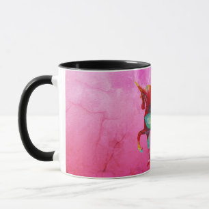Mandala-Einhorn Pink Magic Combo-Tasse Tasse