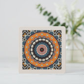 Mandala Einladung (Stehend Vorderseite)