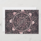 Mandala Einladung (Rückseite)