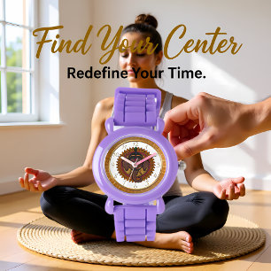 Mandala-Elefant Metallschmiede 5 Armbanduhr