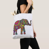 Mandala-Elefanten-Tasche  Tasche (Von Nahem)