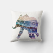 Mandala Elephant Art Throw Cushion Kissen (Rückseite)
