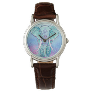 Mandala Elephant Bohemisch Hippie Armbanduhr
