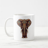 Mandala Elephant Design Tasse (Links)