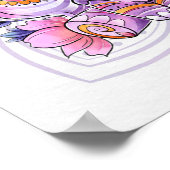 Mandala Elephant/Ganesh Poster (Ecke)