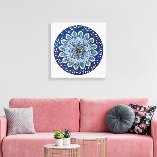 Mandala Esplendor Leinwanddruck (Insitu (Wohnzimmer))