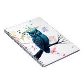 Mandala-Eule-Design Notizblock (Rechte Seite)