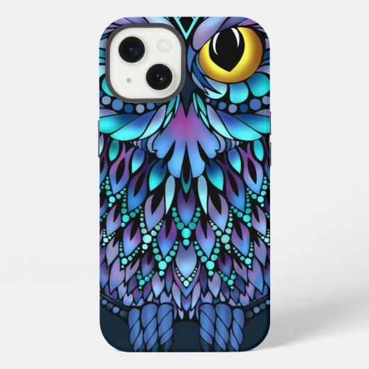 Mandala-Eule-iPhone-Hülle iPhone Hülle (Rückseite)