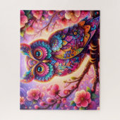 Mandala-Eule Puzzle (Vertikal)