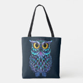 Mandala Eule Tasche (Rückseite)