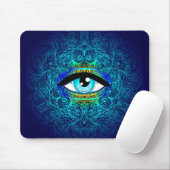 Mandala Eye Mouse Pad Mousepad (Mit Mouse)