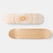 Mandala, Fahrradrad Wires 7 Skateboard (Horizontal)