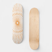 Mandala, Fahrradrad Wires 7 Skateboard (Vorderseite)