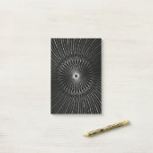 Mandala, Fahrradräder 1 Post-it Klebezettel (Auf Schreibtisch)